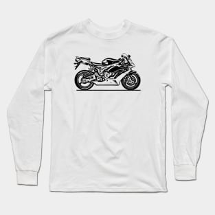 CBR1000RR Sportbike Sketch Art Long Sleeve T-Shirt